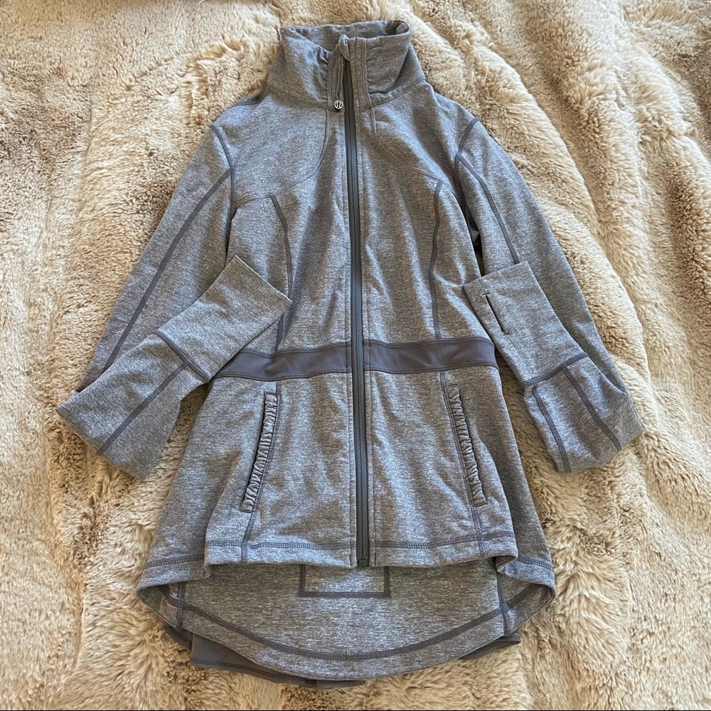 Lululemon Ruffle Zip Up